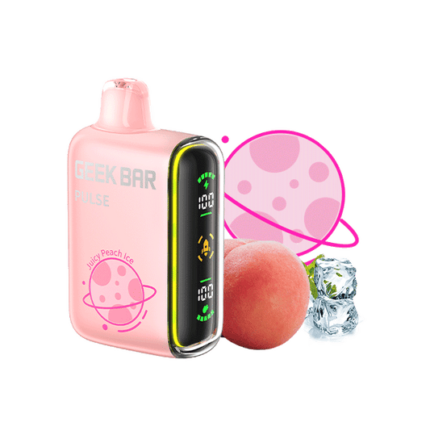 Juicy Peach Ice - Geek Bar Pulse 15000 Disposable Vape